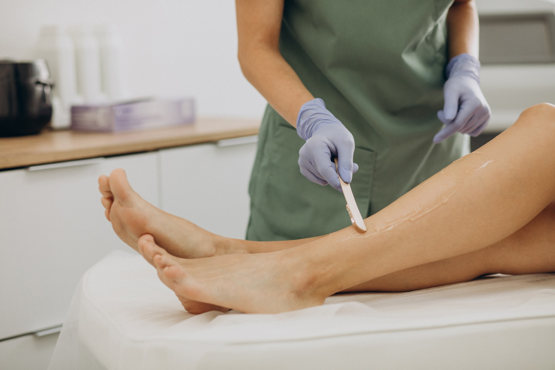 Professional waxing treatment at A.Studio Day Spa